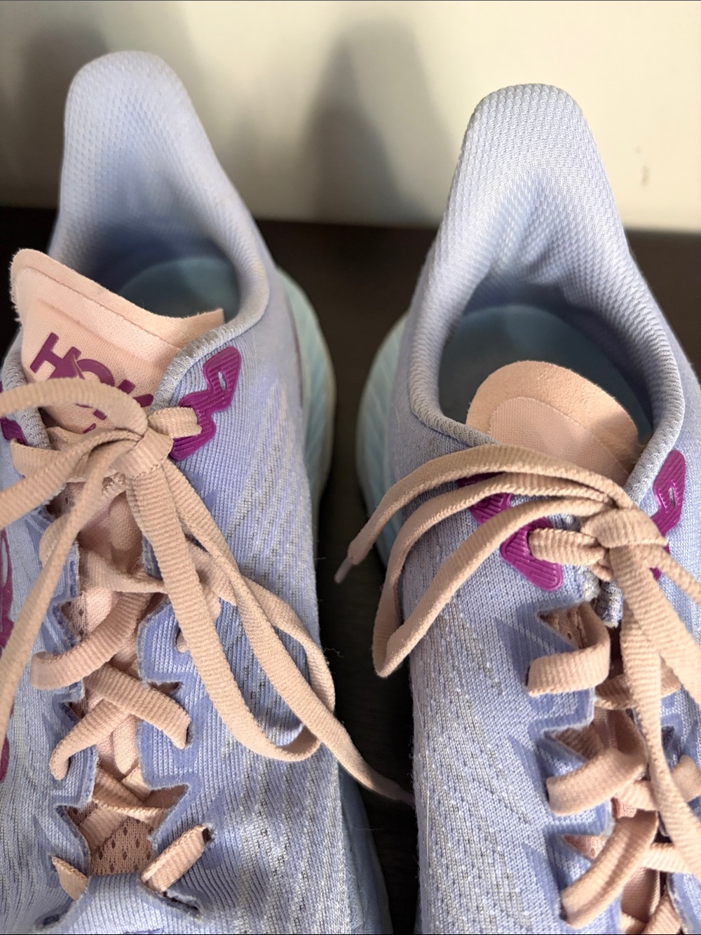 Hoka Mach 5 running shoes Baby Lavender Summer Womens PROFLY+ midsole Sz 10 - Picture 8 of 12